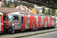 RhB (Rhätische Bahn), St. Moritz, 11. October 2009