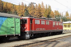 RhB (Rhätische Bahn), Pontresina, 15. October 2008