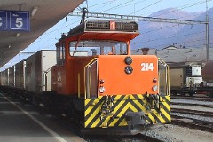 RhB (Rhätische Bahn), Samedan, 18. October 2008