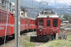RhB (Rhätische Bahn), Samedan, 1. July 2008