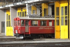 RhB (Rhätische Bahn), Pontresina, 8. October 2009
