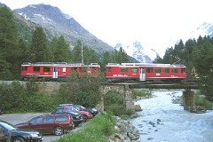 RhB (Rhätische Bahn), Morteratsch, 30. June 2008