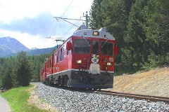 RhB (Rhätische Bahn), Punt Murargl, 1. July 2008