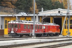 RhB (Rhätische Bahn), Pontresina, 14. October 2008