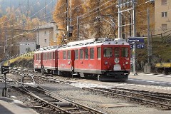 RhB (Rhätische Bahn), Pontresina, 16. October 2008