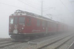RhB (Rhätische Bahn), Ospizio Bernina, 16. October 2008
