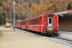 RhB (Rhätische Bahn), Morteratsch, 16. October 2008