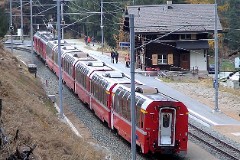 RhB (Rhätische Bahn), Surovas, 16. October 2008