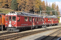 RhB (Rhätische Bahn), Pontresina, 18. October 2008