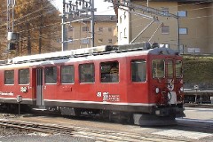 RhB (Rhätische Bahn), Pontresina, 18. October 2008