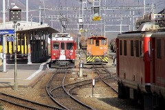 RhB (Rhätische Bahn), Pontresina, 18. October 2008
