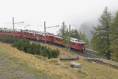RhB (Rhätische Bahn), Alp Grüm, 9. October 2009