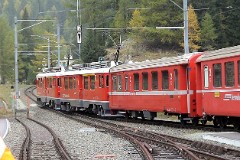 RhB (Rhätische Bahn), Cavaglia, 9. October 2009