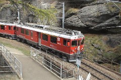 RhB (Rhätische Bahn), Punt Alta, 9. October 2009