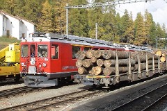 RhB (Rhätische Bahn), Pontresina, 10. October 2009