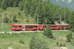 RhB (Rhätische Bahn), Punt Muragl, 1. July 2008