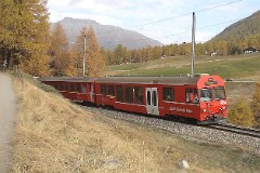 RhB (Rhätische Bahn), Punt Muragl, 14. October 2008