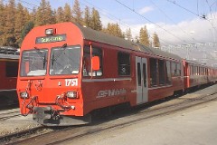 RhB (Rhätische Bahn), Pontresina, 18. October 2008