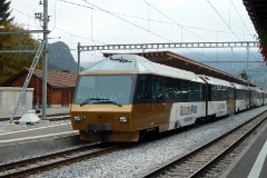 MOB (Montreux–Berner Oberland-Bahn), GoldenPass waggon, Gstaad, 14. October 2010