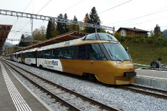 MOB (Montreux–Berner Oberland-Bahn), GoldenPass waggon, Gstaad, 14. October 2010