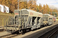 RhB (Rhätische Bahn), Pontresina, 15. October 2008