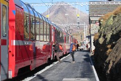 RhB (Rhätische Bahn), Ospizio Bernina, 17. October 2008