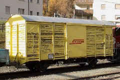 RhB (Rhätische Bahn), Pontresina, 18. October 2008