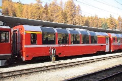 RhB (Rhätische Bahn), Pontresina, 18. October 2008