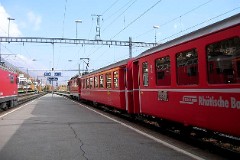 RhB (Rhätische Bahn), Samedan, 18. October 2008