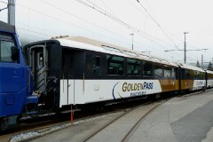 MOB (Montreux–Berner Oberland-Bahn), GoldenPass waggon,Zweisimmen, 13. October 2010