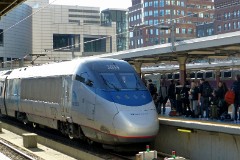Amtrak Acela, Boston, Massachusetts, South Station, 6. December 2015