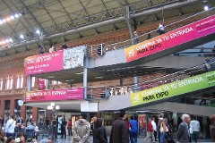 Madrid, Puerta de Atocha, 1. May 2008