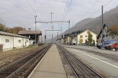 Celerina, Rhätische Bahn, 14. October 2008