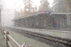 Morteratsch, Rhätische Bahn, 12. October 2009
