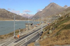 Ospizio Bernina, Rhätische Bahn, 17. October 2008