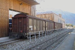 Punt Muragl, Rhätische Bahn, direction Samedan, 17. October 2008